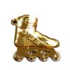 Mini Roller Skates Charm Pendant Car Keychain Key Ring Holder Bag Ornament Gift