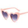 Love Shape Sunglasses Fashion Peach Heart Sun Glasses Large Frame Personality Eyeglasses Metal Hinge 2022 New Eyewear PTQ