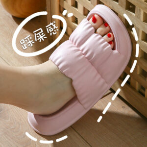 Slip-on Feeling Online Celebrity Bread Air Cushion Thick-Soled Sandals Women's Summer Outdoor Wear Non-Slip Super Soft Bottom Girl